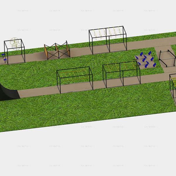 Линия препятствий в сборе