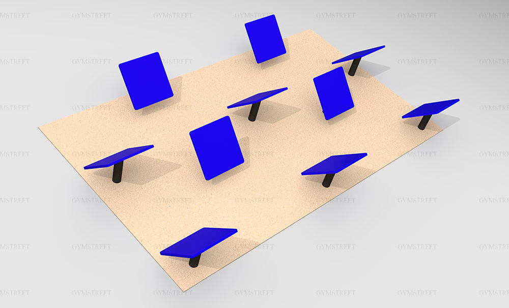 Полоса препятствий "Гигантские шаги"