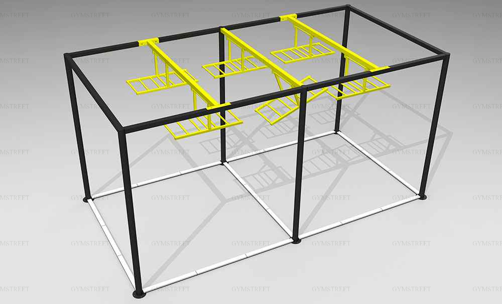 Полоса препятствий "Наклонные лестницы"