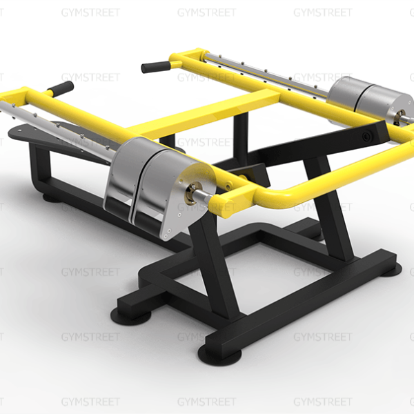 Outdoor exercise machine for lying down